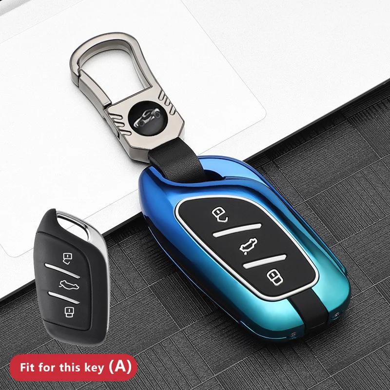 Zinc Alloy Car Key Case For Mg Mg4 Mg5 Mg6 Mg3 Mg7 Zs Ev Hs Ehs Zx Gt Roewe Rx3 Rx8 Erx5 Rx5 I6 I5 Keychain Cover Shell Fob Bag