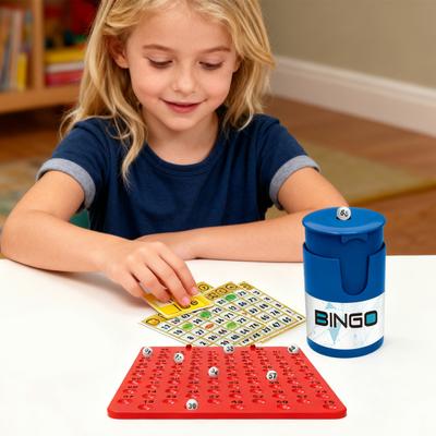 Fast Bead Grabbing Game Hand-Eye Coordination Focus Training Match Color Bingo Game Group Party Family Night Interactive Board Game