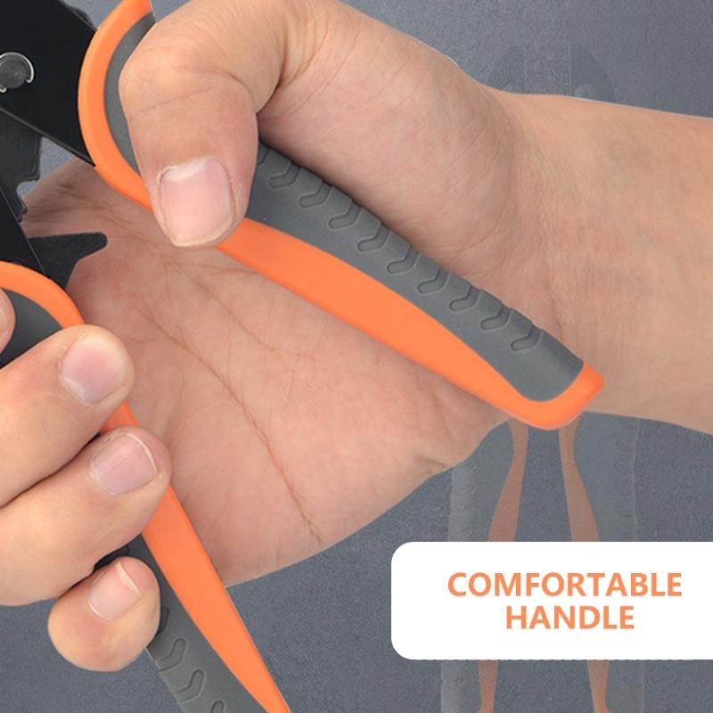 9Inch Ratcheting Crimping Tool Interchangeable Dies Crimping Pliers Wire Crimper Terminal Crimper Pliers Electrical Tool