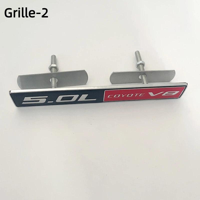 3D Metal 5.0 COYOTE V8 Rear Trunk Side Fender Emblem Badge Sticker Car Accessories For 5.0 GT F150 FX4