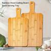 Nonstick Pizza Making Tray Hanging Hole Wooden Pizza Paddle Bamboo Cutting Board  Kitchen
