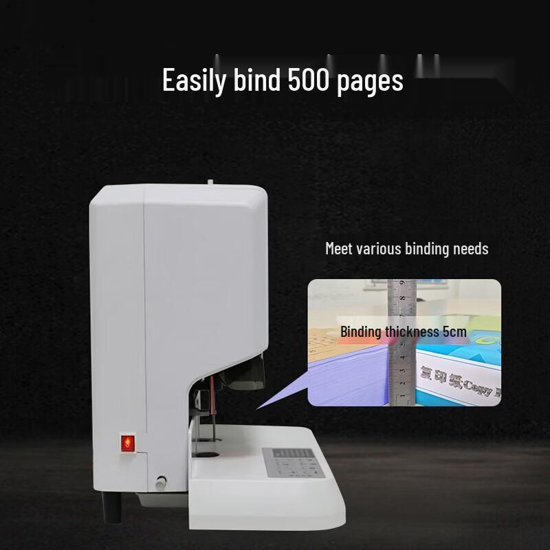 Huijin Automatic Accounting Wire Binding Machine CN Plug (adapter Included)