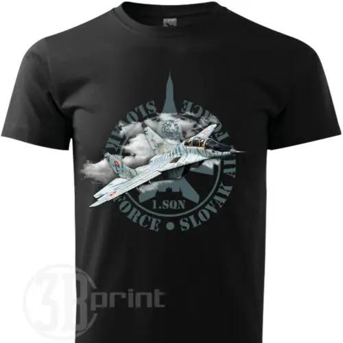 

Slovak Air Force MiG29 Fighter Jet TShirt Summer Cotton Short Sleeve ONeck Mens T Shirt New S3XL 4XL