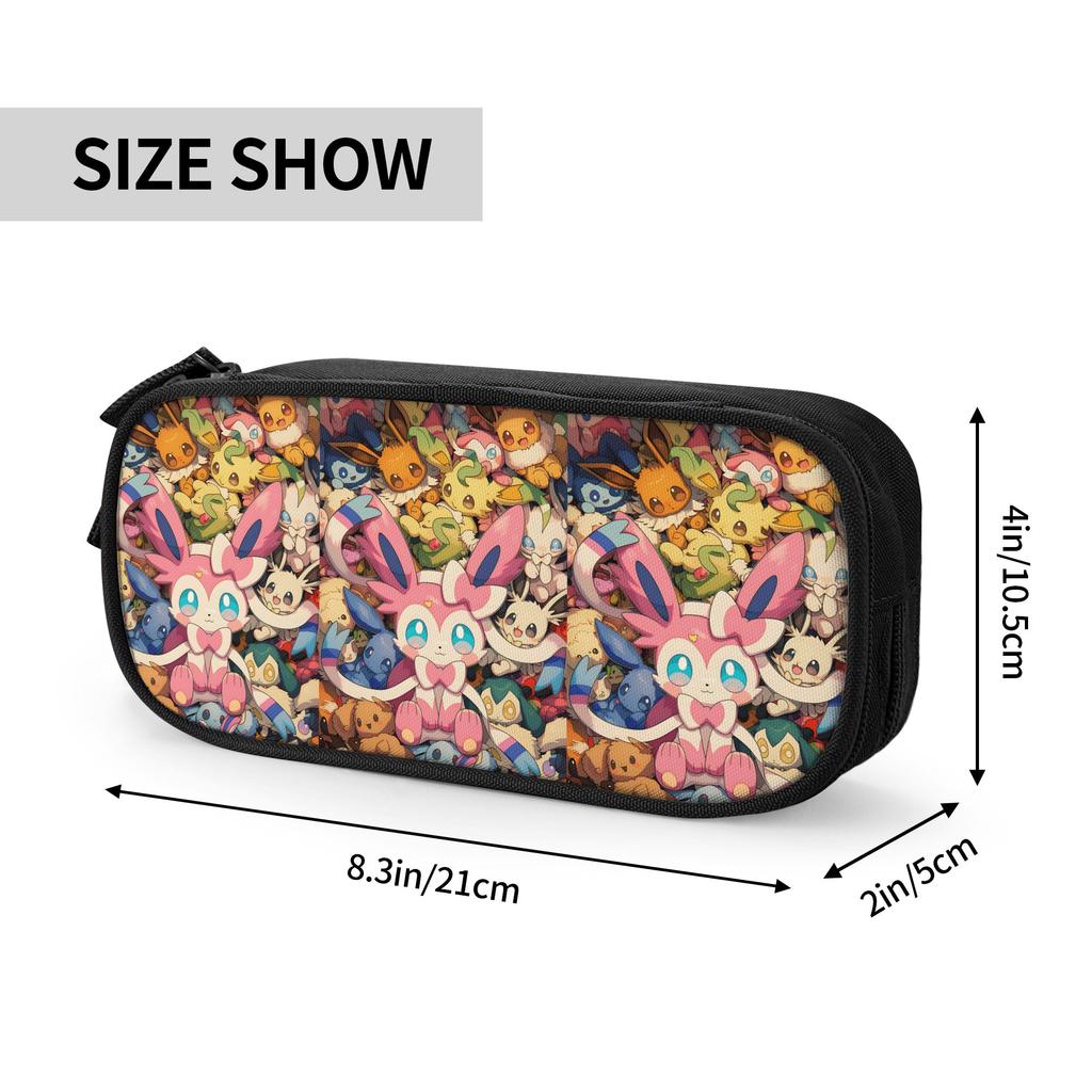 Custom Pokemon Theme Large Capacity Bags for Child Handheld Study Bag for Boys Gilrs Kids