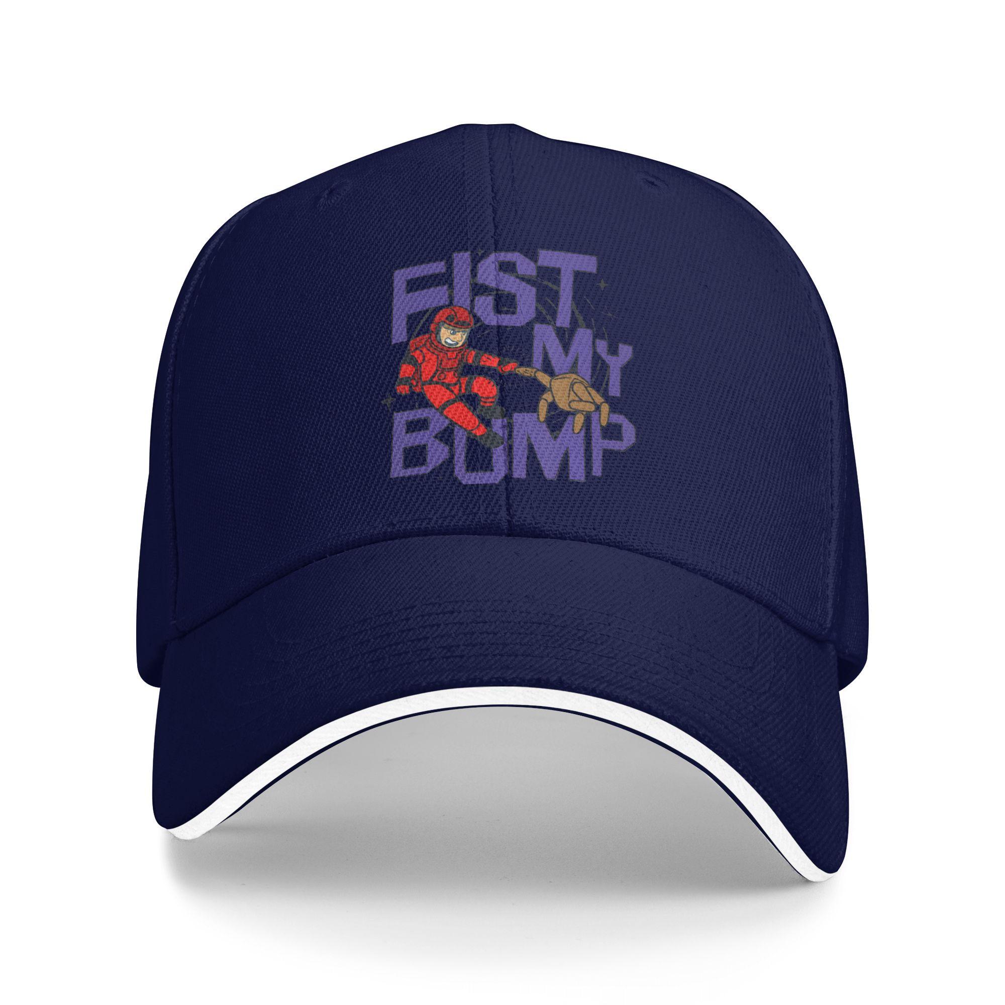 

Project Hail Mary Fist My Bump Baseball Cap Casual Sandwich Cap Men Women Polyester Hats Cap Workouts One Size темно-синього кольору