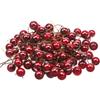 Artificial Holly Berries, 10 Mm Fake Berries Decor On Wire for Christmas Tree Decorations Flower Wreath DIY Craft Use (Pack of 200, Red)