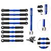 8 Pieces RC Toe Links Pull Rod Accessories Aluminum Alloy Steering Link Push Hops up for