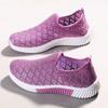 New fly-woven shoes in summer, running shoes, breathable soft-soled casual sports shoes