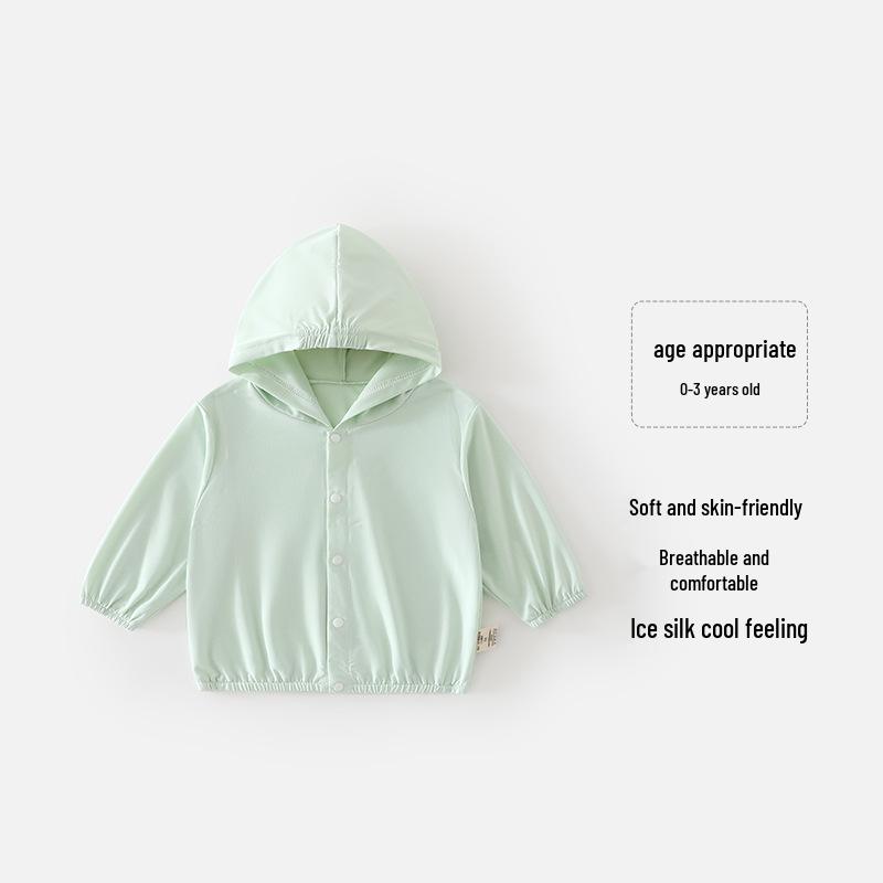 Infant UPF100+ UV Protection Lightweight Hooded Sun Jacket