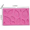 Leaf Mold Silicone Leaves Fondant Molds,Tree Leaves Mold for Cake Decoration,Maple Leaf Candy Molds,Cupcake Topper,Polymer
