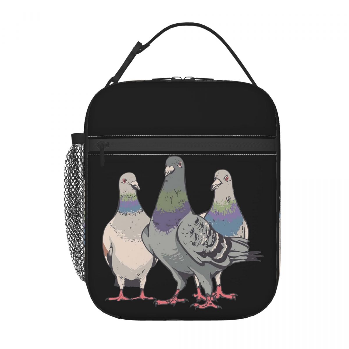 Pigeons, Pigeon Breeding, Pigeon Fanciers Insulated Lunch Bag for Women Children Portable Food Boxes Thermal Lunch Box Tote One Size