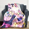 1Pc Chunli'S Dynamic Duo Blanket For Couch Bed Plush Cozy Fuzzy Blanket Super Soft Warm Blankets For Fall And Winter 0918208