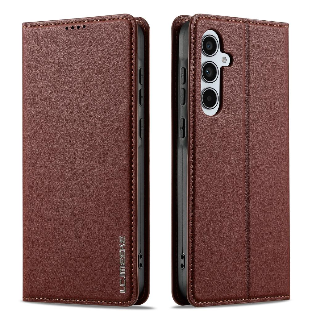 Ultradünne Flip-Lederhülle für Samsung Galaxy A15 A35 A55 A14 A34 A54 A52 5G S24 S23 Ultra S22 S21 Plus S20 FE Business-Hülle