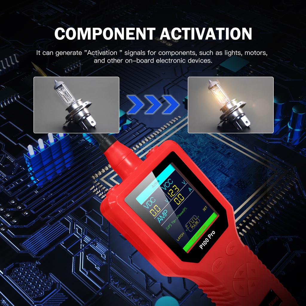 Pro 9-30V Circuito de Carro Diagnóstico de Circuito Automotivo Kit de Sonda de Circuito 12V 24V Multímetro Osciloscópio Digital Ativação de Peças/0-5V Ajustável