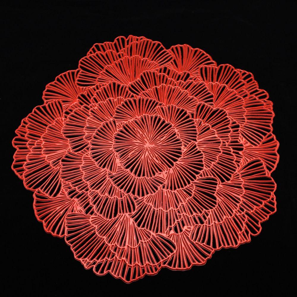 

Accessories Hot Stamping Tableware Heat Insulation Table Decor Mug Coasters Cup Pad Placemats красный