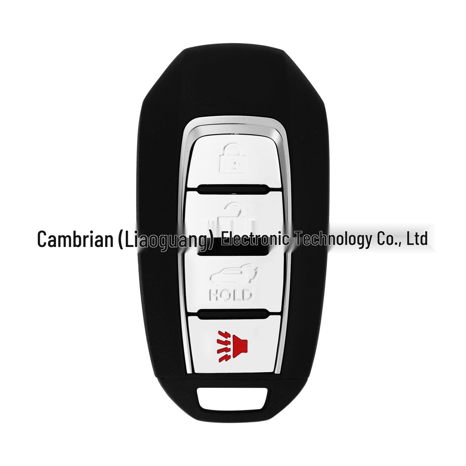 

Корпус пульта ключа с 4 кнопками для Nissan Infiniti Q50/Q60 (KR5TXN7) 5.4 x 4.2 x 1.4 cm чёрный