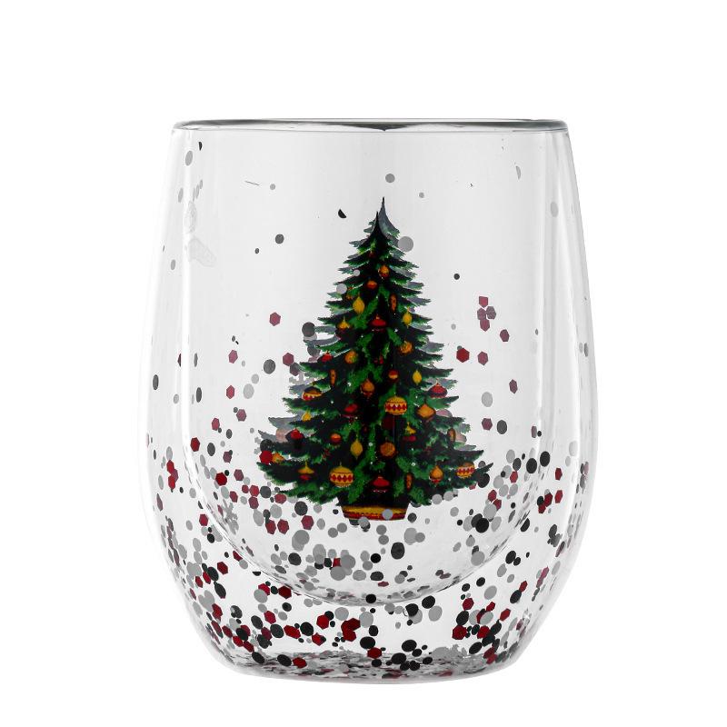 Starry Sky Heat-Resistant Double-Layered Glass Cup