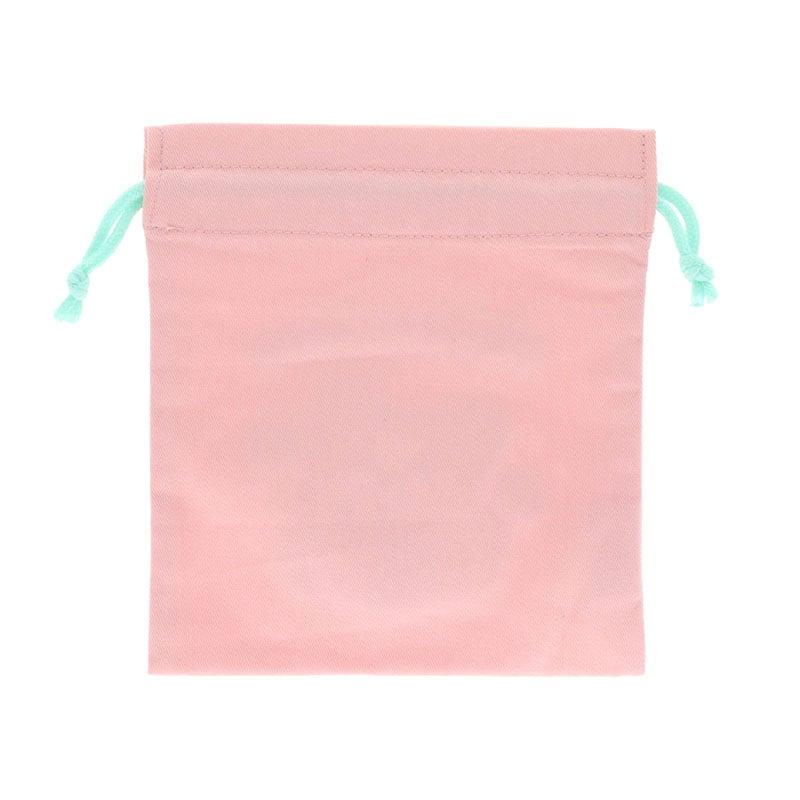 Sanrio HANAMARUOBAKE Sagara Embroidered Drawstring Bag Pink (Pastel Sweets Pop)