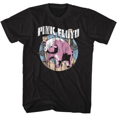 Pink Floyd Animals Maiale Nero Musica Band Maglietta Top T-shirt Uomo Donna Unisex
