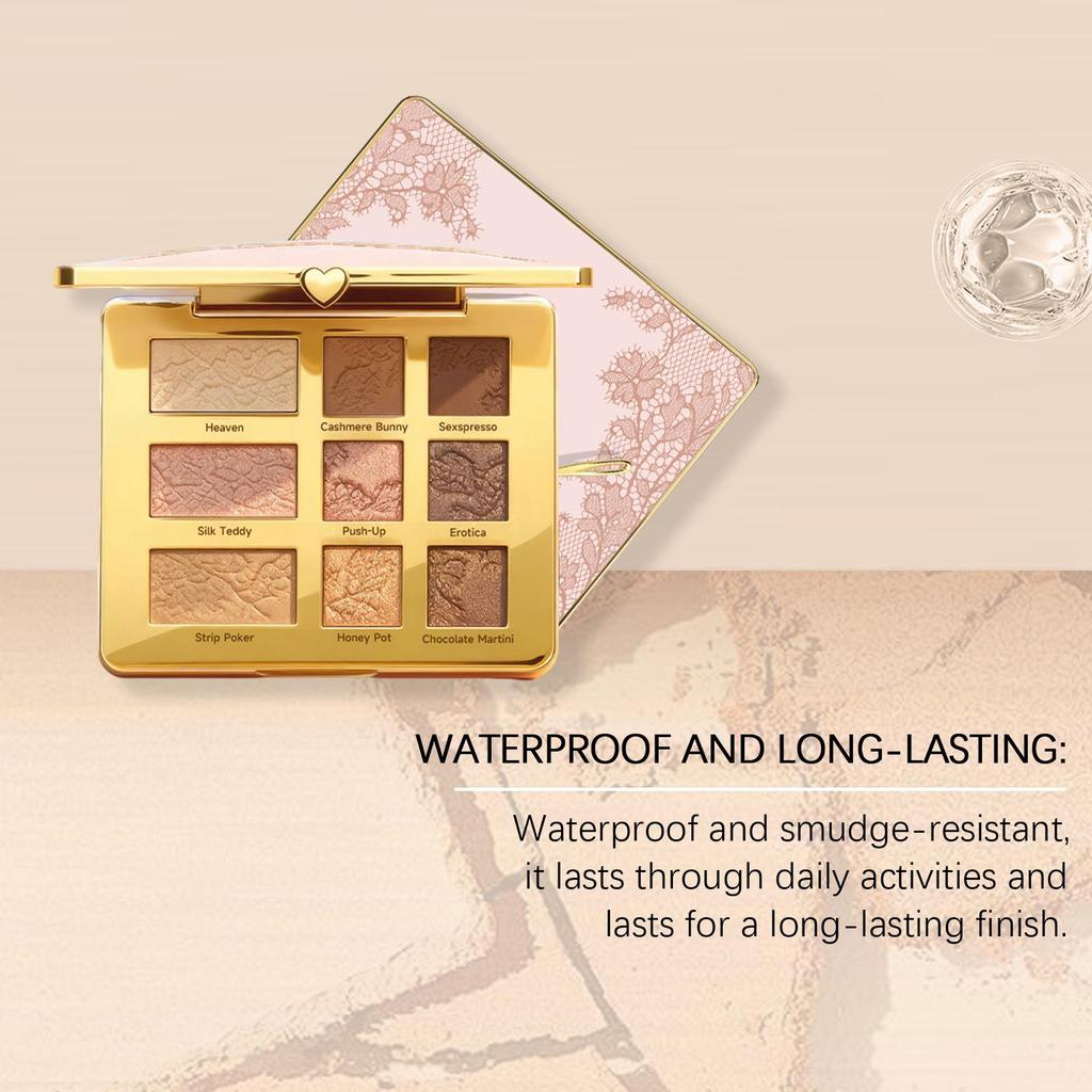 Portable 9-Color Multi-use Eyeshadow Palette for Daily and Party Makeup