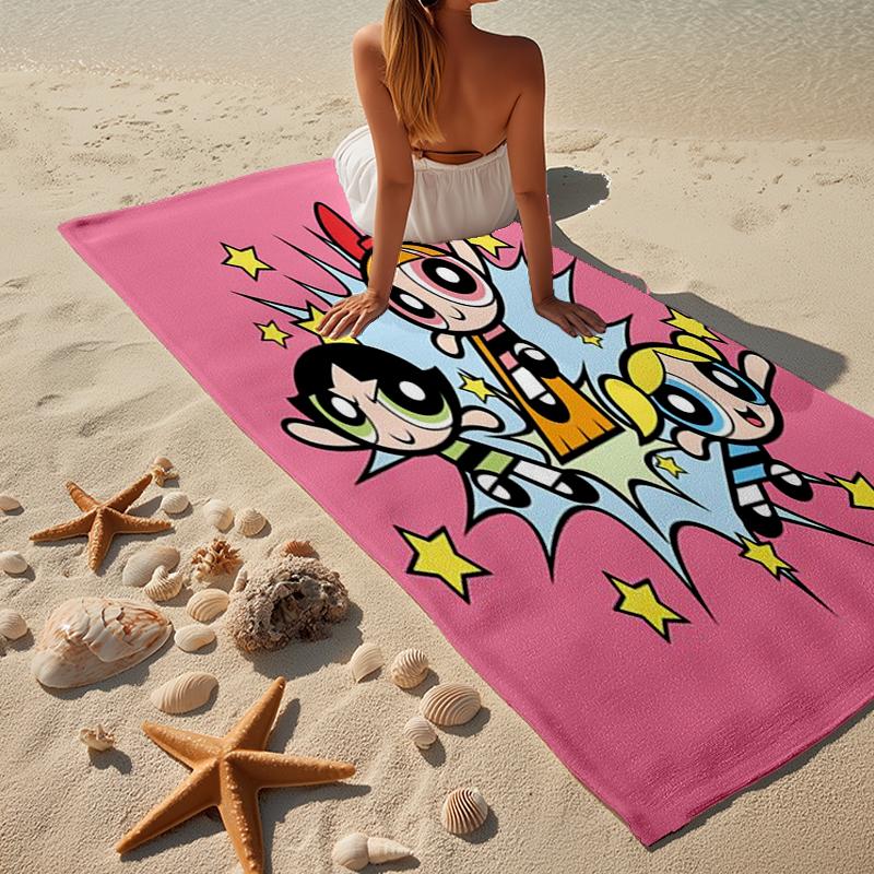 Power Police Adventure Beach Towel, Super Soft Microfiber, Gift for Her/Him, Birthday, for Pool, Beach, Travel, Home Decor Fan Gifts