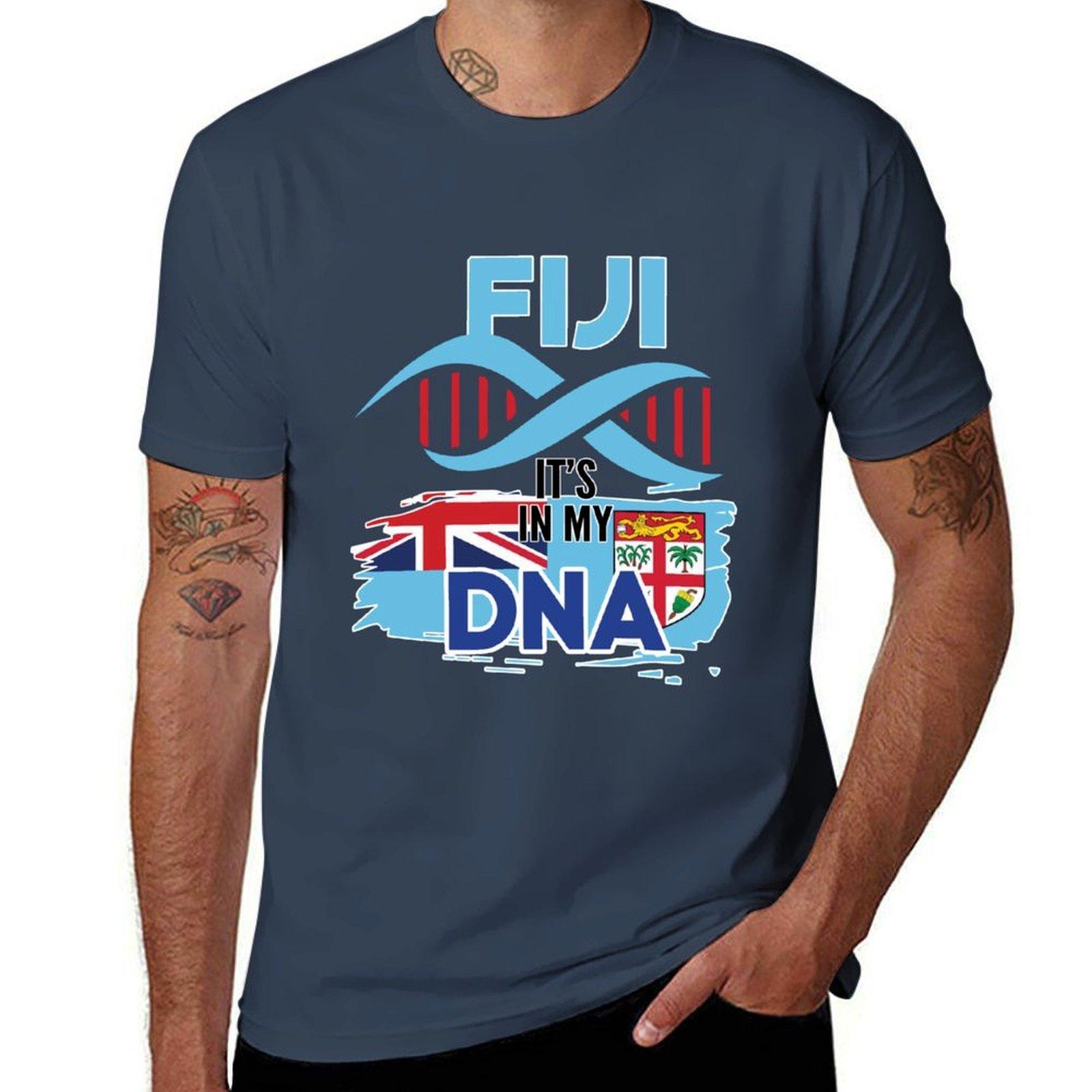 fiji It is in my DNA TShirt cotton tshirt 100 man t shirt cotton high quality TShirt S