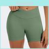 Womens Yoga Shorts With Nylon Fabric For Running And Fitness Activities