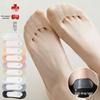 Women's Ultra-Thin Non-Slip Boat Socks, Pure Cotton, Invisible & No-Heel Slip, Ideal for High Heels.