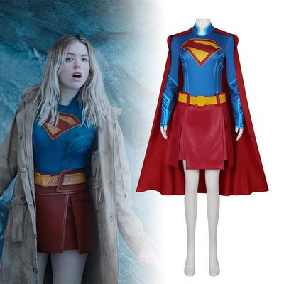 Daughter of Tomorrow Supergirl Costume: Female Superman Role-Playing Outfit for Halloween & Stage