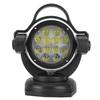 Boat Searchlight 60W 12‑24V 6500LM 360 Degrees  Rotaty 12 LED Chips with Remote Control Outdoor Lamp