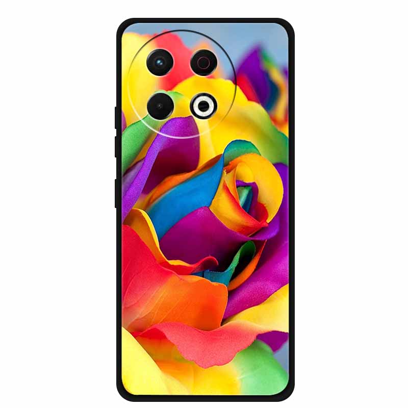 For Tecno Spark 30 Pro Phone Case 30Pro Coque Black Silicone Soft Back Cover Case For Tecno Spark30 Pro 4G Case Protective Shell
