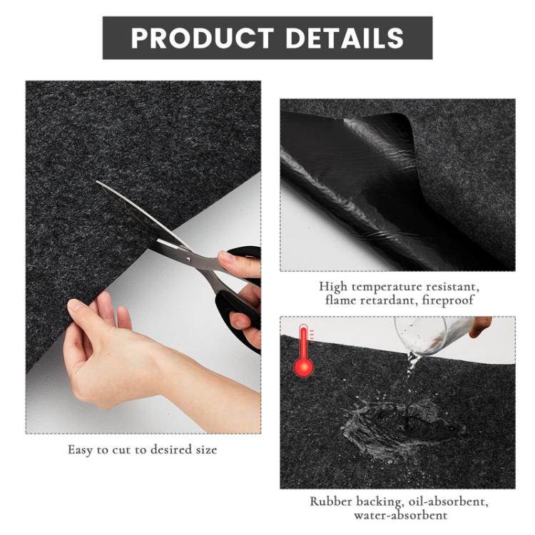 Oil-Proof Mat For Car Maintenance Non-Slip Felt Garage Floor Mat