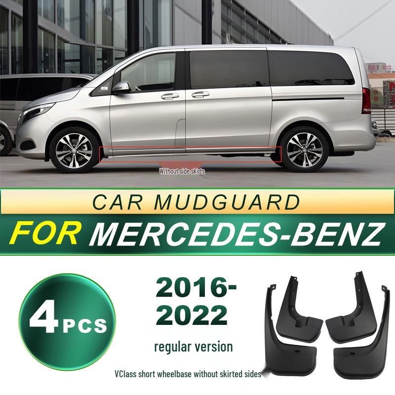 

Fits 16-22 Mercedes-Benz V/260/300 Short Wheelbase Models - Rubber Mud Flaps, No Side Skirt Needed