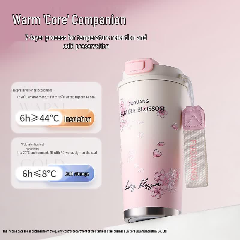 Fuguang 600ML 316L Stainless Steel Insulated Travel Mug