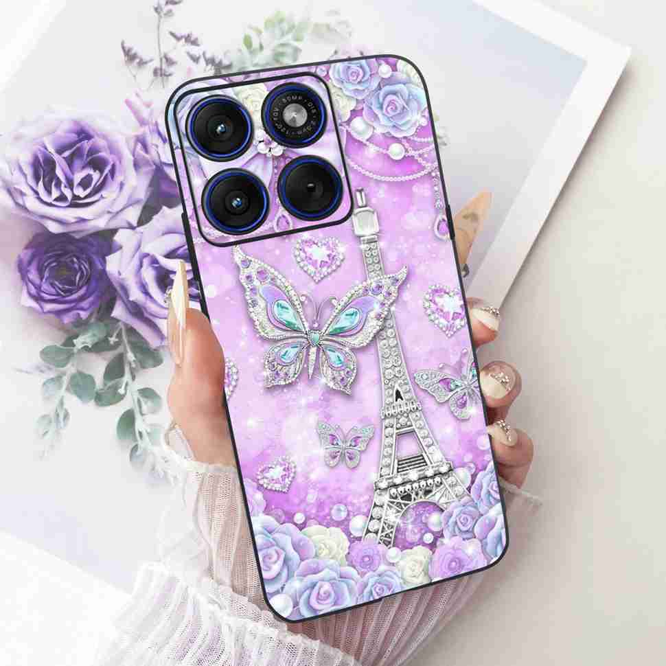 Lovely Cat For Motorola Edge 70 Case Cover Soft Silicone Phone Case For Motorola Edge70 Edge 70 5G Back Cover Bumper
