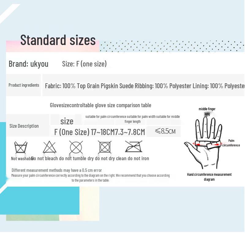 Women's Fleece-Lined Leather Cycling Gloves - Warm, Touchscreen-Ready, Perfect Christmas Gift