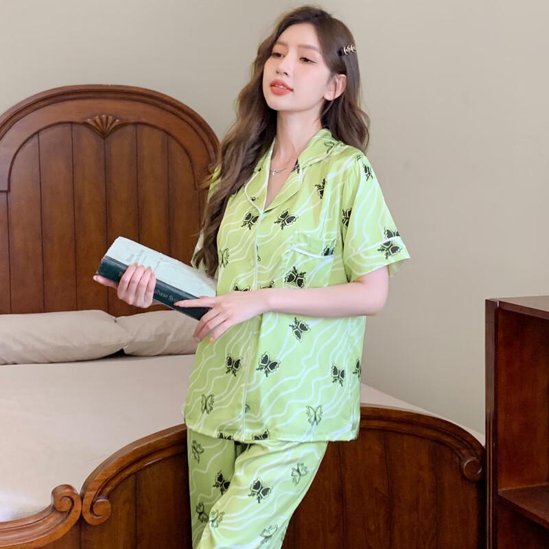 YUZHAOLIN 2026 Women's Printed Short Sleeve Homewear Set
