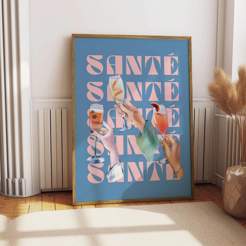 Impressão Vinho Álcool Saúde Pôster Retrô Carrinho de Bar Tela Arte de Parede Decoração Bebidas Presente Casa Sala de Estar Decoração de Banheiro pôsteres