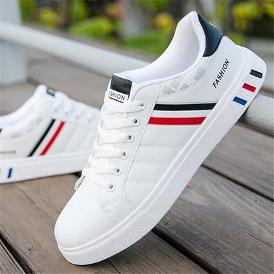 Frühling neue lässige Schuhe Herren Board Shoes Trend atmungsaktiv kleine weiße Schuhe Herren Sportschuhe Low-Top Board Shoes
