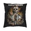 Stripes And Bats Nordic Throw Pillow Cover Home Decor Goth Occult Witch Halloween Chair Cushion Xcm Decorative Cushions