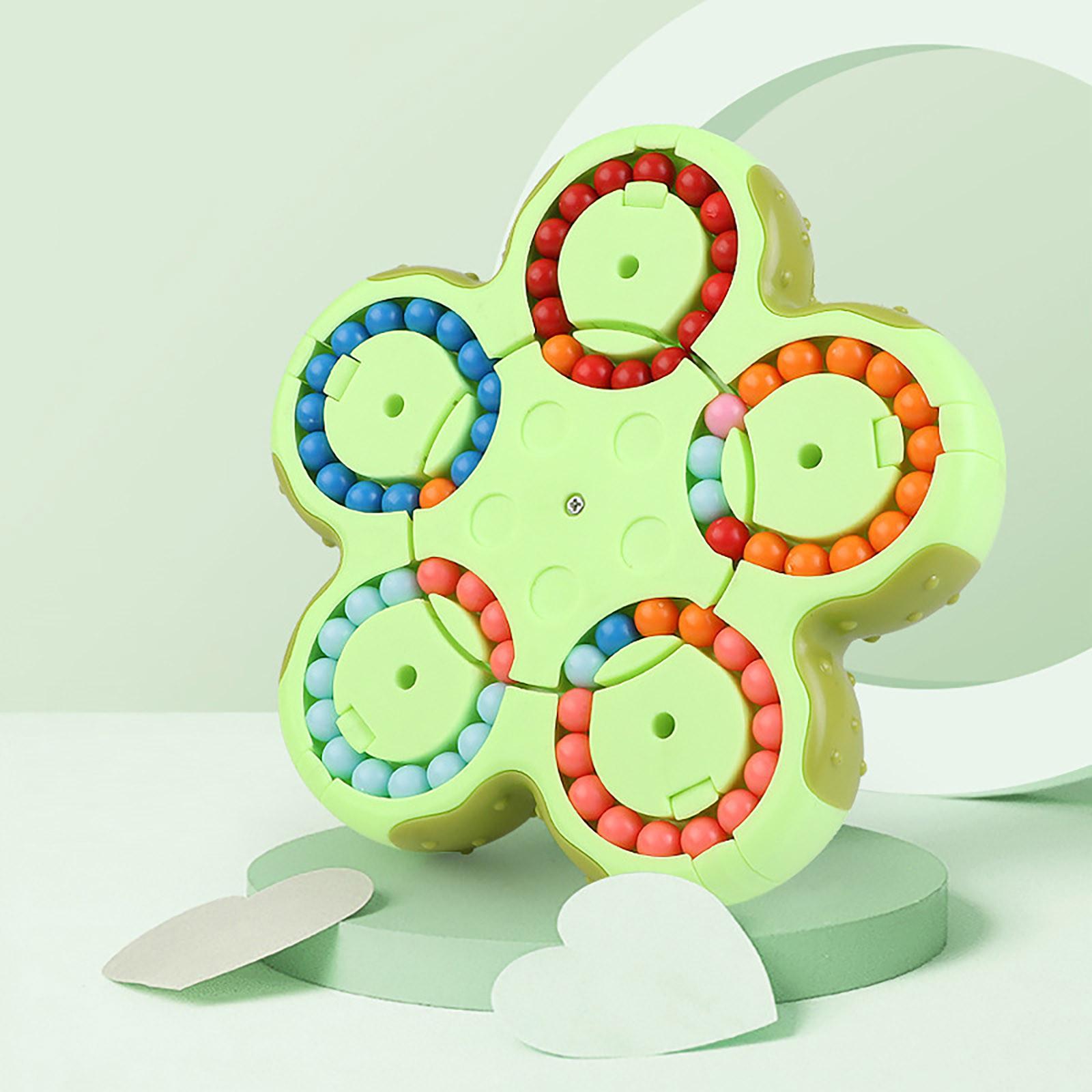 

(H0826)Декомпресійна обертова чарівна квасоля LayersGyroscope Toy Іграшка-головоломка One Size зелений