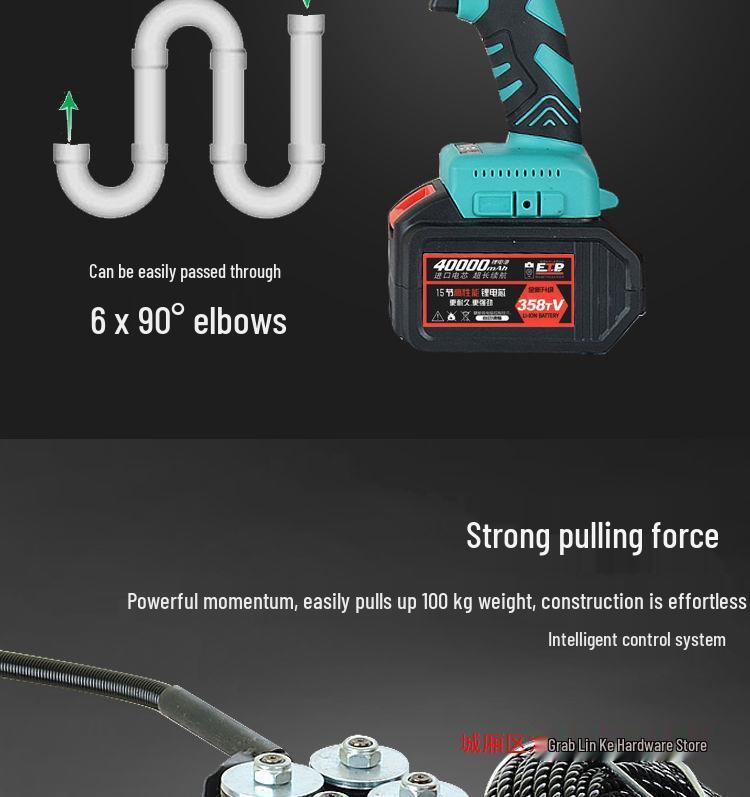 Automatic Electrician Wire Puller and Threader Machine