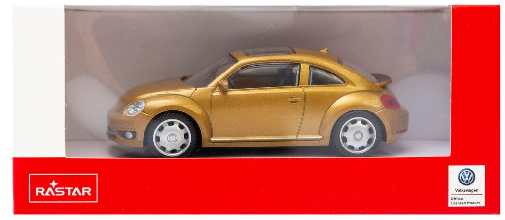 Volkswagen Beetle Zlatý Model Auta 1:43 Sběratelské autíčko