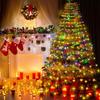 Christmas Tree String Lights with Green Ring Usb Charge Christmas Lights Waterproof String Light for Outdoor Indoor Xmas Decor