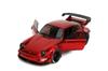 Kyosho Jada Toys PINK SLIP Series Scale Porsche RWB Red Metallic Finished Model JADA35726 1/18