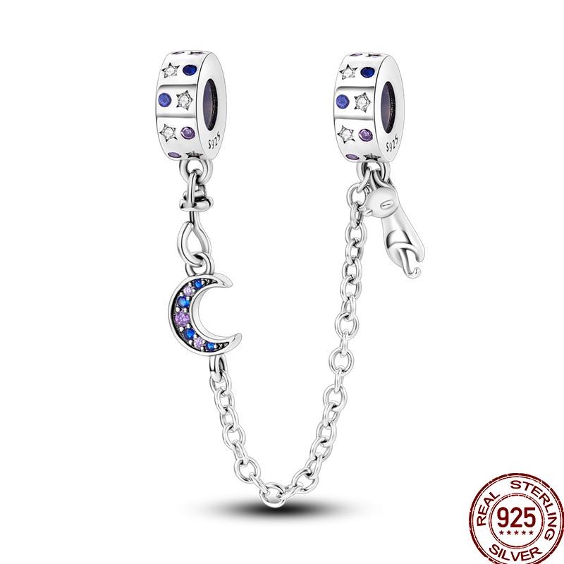 Copper Shiny Zircon Chain Series Beaded Beads Suitable For Pan Original Bracelet Diy Jewelry Gift