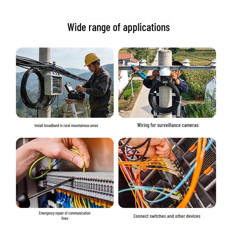 Fenghuo Tiancheng Outdoor Single-Mode Armored FC Fiber Optic Patch Cord