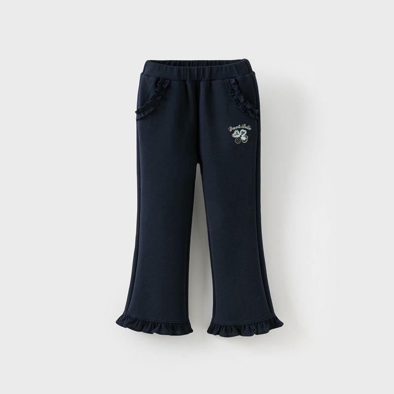 David Bella Girls  Flared Pants, Girls  Slightly Flared Pants, 2026 Spring New Children s Casual Pants, Long Pants, Children s Clothing Navy Blue [Ready in Stock] 110