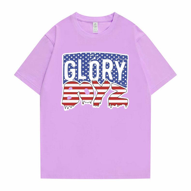 Rapper Chief Keef Glory Boyz T-Shirt Herren Damen Hip Hop Übergroßes T-Shirt Männlich Vintage Kurzarm Herren Lässige Lockere T-Shirts