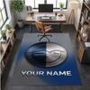 Crystal Velvet Rug Brighton & Hove Albion Football Print Custom Name Text Floor Mat Home Decor